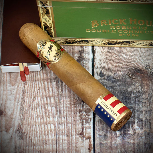 Brick House Double Connecticut Nicaragua Robusto Cigar - Box of 25