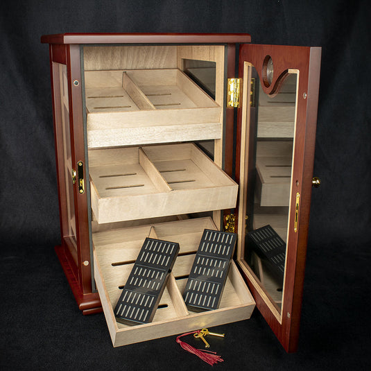 Sikarlan Rosewood Finish Humidor - 150 Cigars