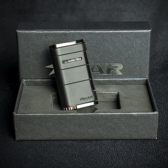 Xikar Allume Single Jet Cigar Lighter - Black