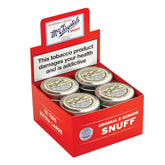 Box of 12 - McChrystal's Snuff Original & Genuine Medicated Extra Large 21g Tins