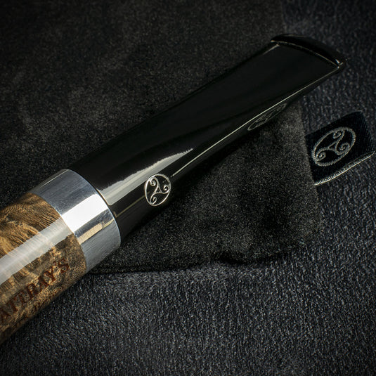 Rattray's Dark Reign Grey Briar Smoking Pipe - Shape 121