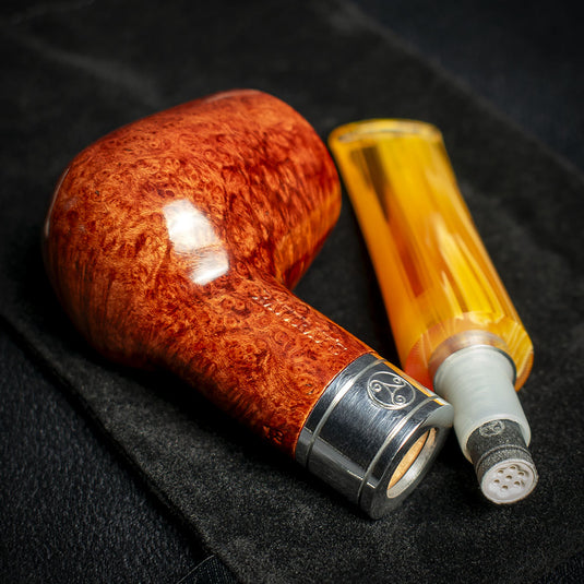 Rattray's Monarch Light 9mm Briar Smoking Pipe - Shape 18