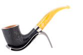 Rattray's Samhain Sandblast Yellow Briar Smoking Pipe - Shape 48