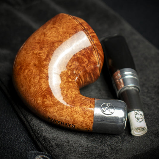 Rattray's Sanctuary Light Briar Smoking Pipe - Shape 15