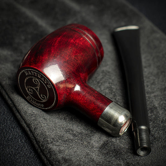 Rattray's Slainte Briar Smoking Pipe - Burgundy