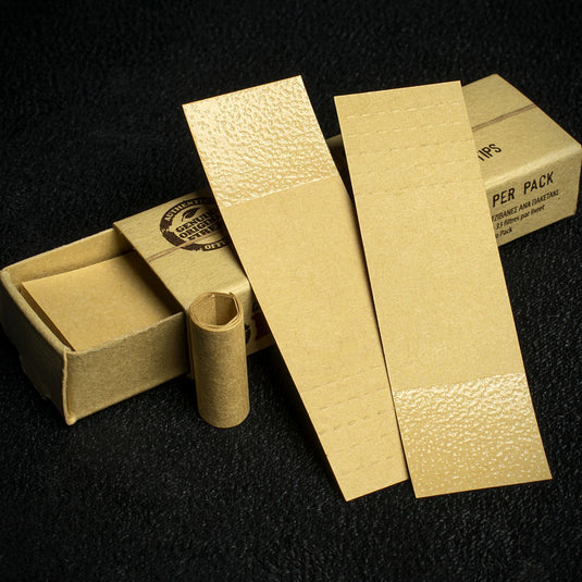 RAW Perforated Gummed Natural Tips - Bundle of 3