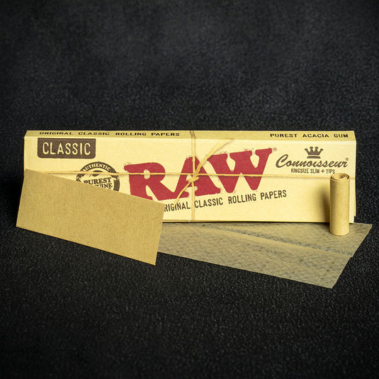RAW King Size Slim Rolling Papers Classic - Bundle of 2