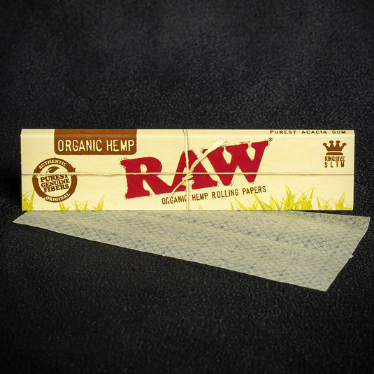 RAW King Size Slim Rolling Papers Organic - Bundle of 2