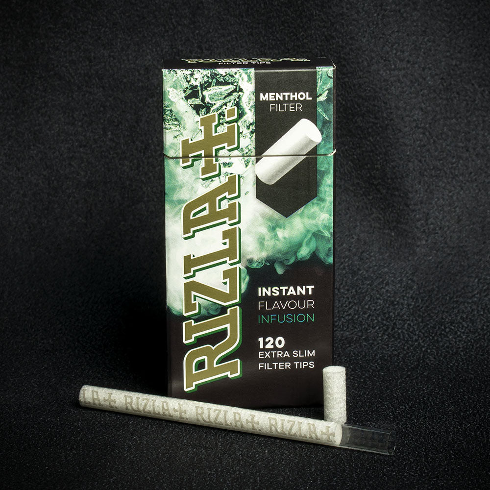 flavoured cigarette filter tips Rizla Menthol Extra Slim Filter Tips flavoured cigarette filter tips Rizla Menthol Extra Slim Filter Tips