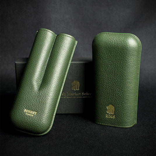 Bosquet EMS Leather Cigar Case (Limited Edition) Forest Green