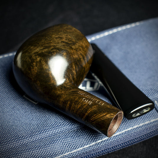 Savinelli One Smooth Brown 207 Pipe Starter Kit