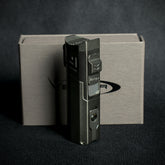 Vector Caliper Single Jet Flame Lighter With Punch Cutter - Gunmetal