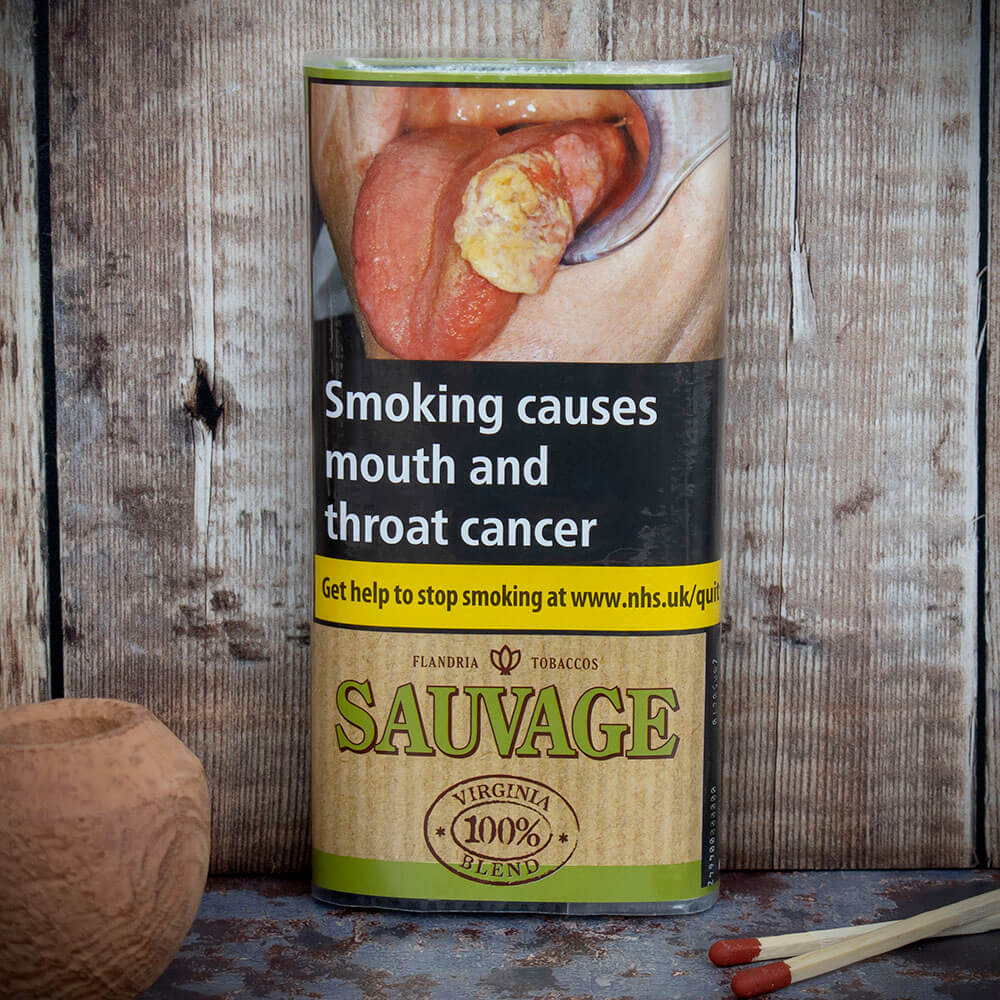 Sauvage Additive Free Pipe Tobacco 25g Pouch Smoke-King
