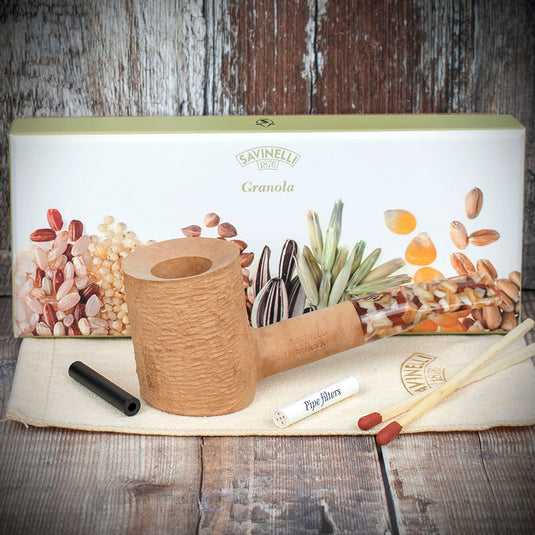 Savinelli Granola Rustic 311 (6mm) Briar Smoking Pipe