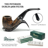Dublin 9mm Filter Briar Pipe By Peterson Of Dublin - Shape No.221