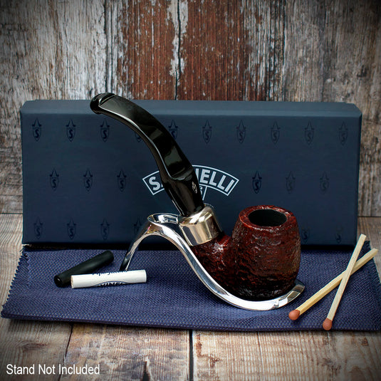 Savinelli - New Dry System Rustic Smoking Pipe - Shape 613