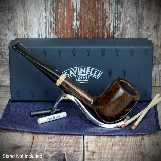 Savinelli Oscar Liscia Marrone Scuro 111 - Briar Pipe