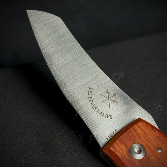 Les Fines Lames Le Petit Cigar Cutter & Knife - Classic Padauk