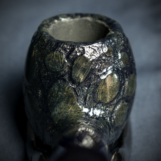 Savinelli Alligator Blue 6mm Briar Smoking Pipe - Shape 626