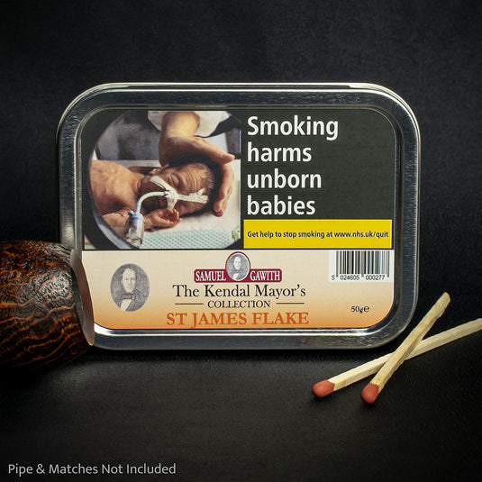 Samuel Gawith St. James Flake Pipe Tobacco - 50g Tin