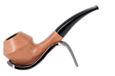 Smoke-King 9mm Tan Beechwood Pipe - Bulldog