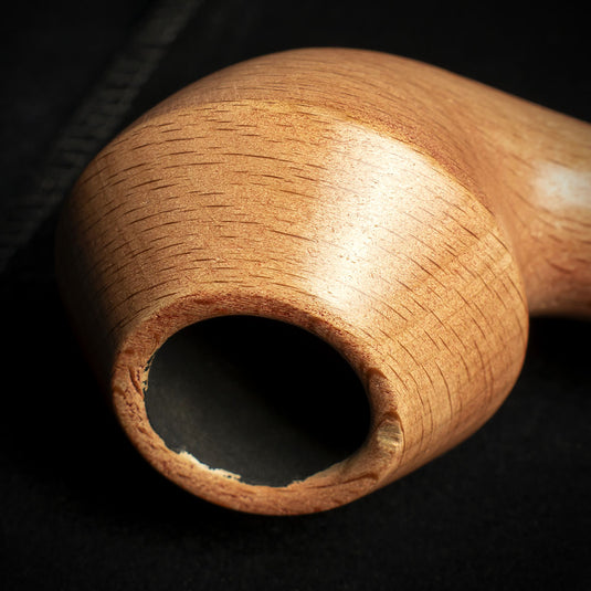 Smoke-King 9mm Tan Beechwood Pipe - Bulldog