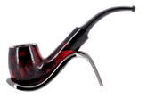 Sarome Red Moss Bent Pearwood Pipe - Metal Filter