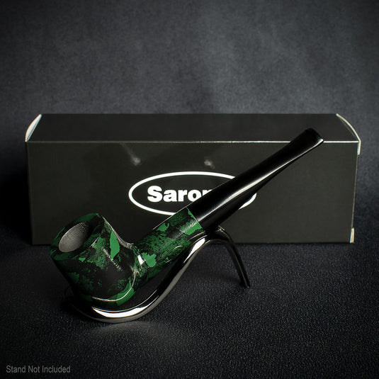 Sarome Green Moss Straight Pearwood Pipe - 9mm