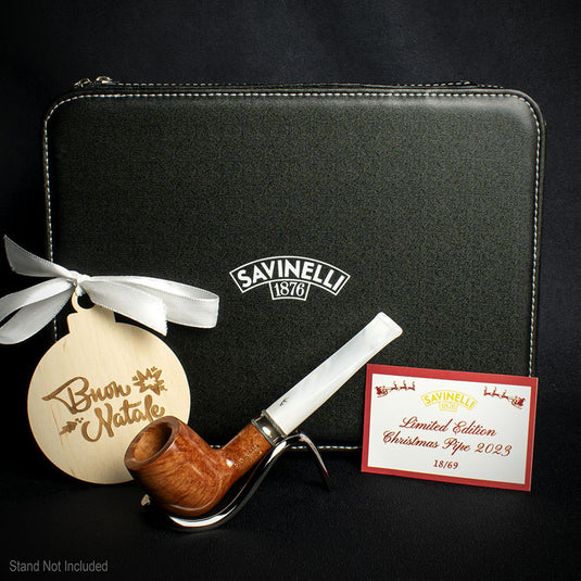 Savinelli 2023 Limited Edition Christmas Briar Smoking Pipe - 18/69
