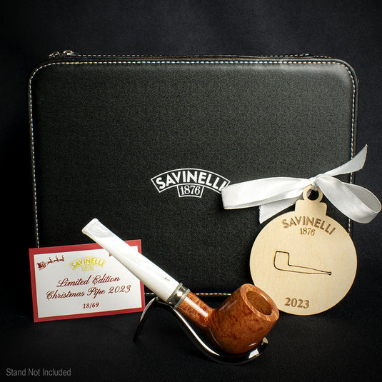 Savinelli 2023 Limited Edition Christmas Briar Smoking Pipe - 18/69