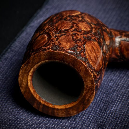 Savinelli Alligator Brown 6mm Briar Smoking Pipe - Shape 111