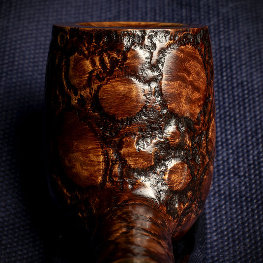 Savinelli Alligator Brown 6mm Briar Smoking Pipe - Shape 111