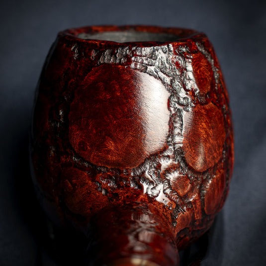 Savinelli Alligator Brown 6mm Briar Smoking Pipe - Shape 207