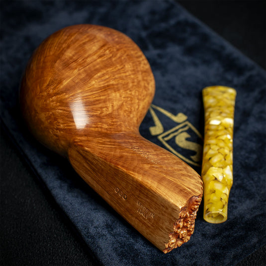Savinelli Autograph (Limited Edition) 000 Smooth Natural Briar Pipe - 01