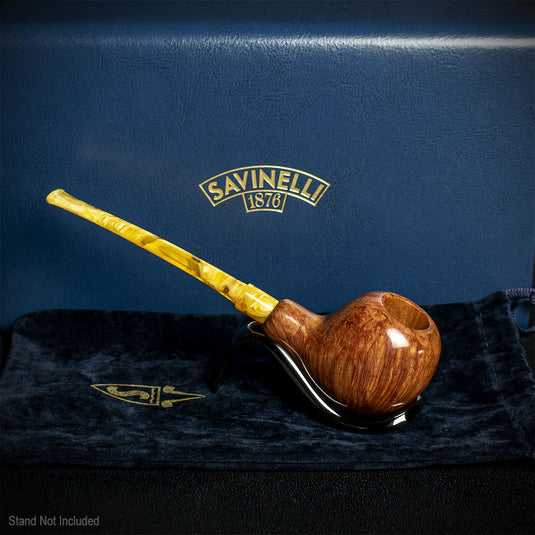 Savinelli Autograph (Limited Edition) 6 Smooth Natural Briar Pipe - 02