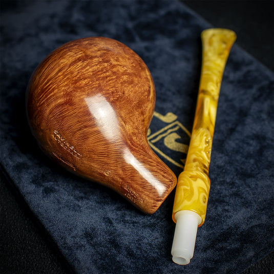 Savinelli Autograph (Limited Edition) 6 Smooth Natural Briar Pipe - 02