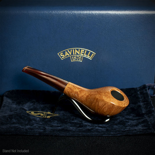 Savinelli Autograph (Limited Edition) 6 Smooth Natural Briar Pipe - 04