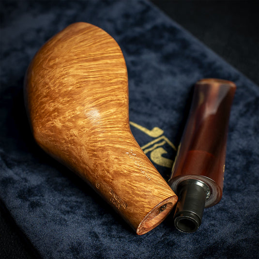 Savinelli Autograph (Limited Edition) 6 Smooth Natural Briar Pipe - 04