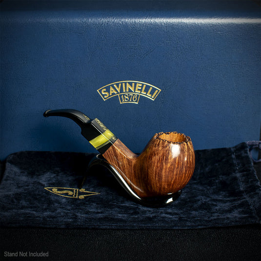 Savinelli Autograph (Limited Edition) 8 Smooth Natural Briar Pipe - 01