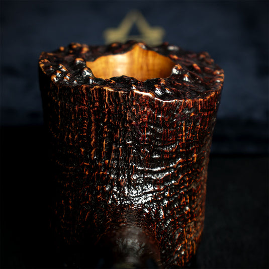 Savinelli Autograph (Limited Edition) Freestyle Panel Sandblast 01 - 6mm Briar Pipe