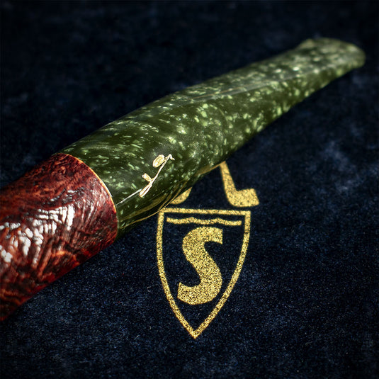 Savinelli Autograph (Limited Edition) Sandblasted Black Briar Pipe - 02