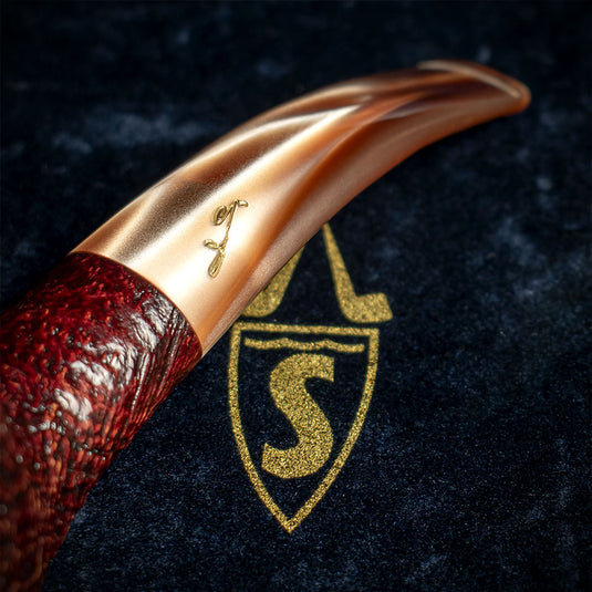 Savinelli Autograph (Limited Edition) Sandblasted Black Briar Pipe - 03