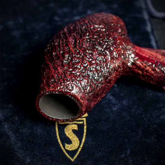 Savinelli Autograph (Limited Edition) Sandblasted Black Briar Pipe - 04