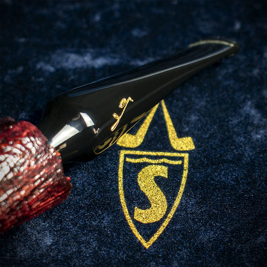 Savinelli Autograph (Limited Edition) Sandblasted Black Briar Pipe - 04