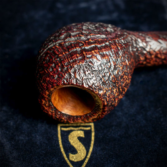 Savinelli Autograph (Limited Edition) Sandblasted Black Briar Pipe - 06