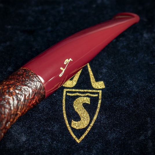 Savinelli Autograph (Limited Edition) Sandblasted Black Briar Pipe - 06