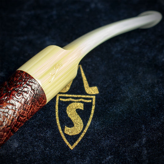 Savinelli Autograph (Limited Edition) Sandblasted Black Briar Pipe - 07