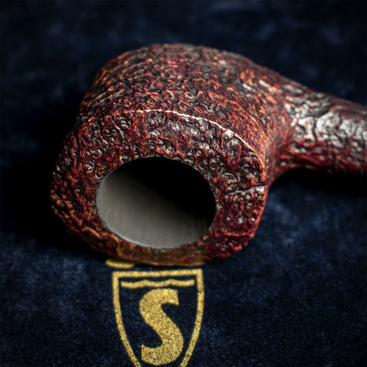 Savinelli Autograph (Limited Edition) Sandblasted Black Briar Pipe - 09