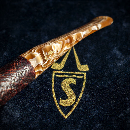 Savinelli Autograph (Limited Edition) Sandblasted Black Briar Pipe - 09