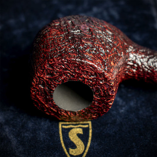 Savinelli Autograph (Limited Edition) Sandblasted Black Briar Pipe - 10